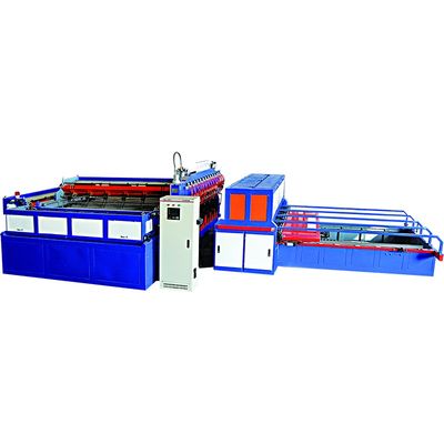 150Kva वजन 9t वायर मेष वेल्डिंग मशीन झुकने के साथ 2D 3D बाड़